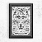 Zelda // Barnes Bombs and Explosives Vintage Advertisement (11"W x 17"H)