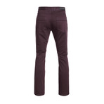 Slim Quality Pants // Burgundy (32WX30L)