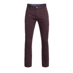 Slim Quality Pants // Burgundy (32WX30L)