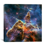 Mystic Mountain in Carina Nebula II (Hubble Space Telescope) // NASA (26"W x 26"H x 1.5"D)
