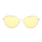 Women's Ello Sunglasses // Light Gold + Yellow