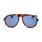 Men's Ron Sunglasses // Havana + Blue