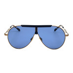 Men's Eddy Sunglasses // Gold + Blue