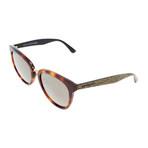 Women's Cade Sunglasses // Havana + Camel Glitter