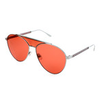Women's Ave Sunglasses // Ruthenium + Red