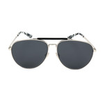 Men's Fin Sunglasses // Palladium Black + Silver
