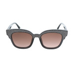 Women's Mayela Sunglasses // Dark Gray + Gray Glitter