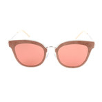 Women's Nile Sunglasses // Silver + Beige