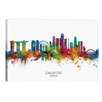 Singapore Skyline // Michael Tompsett (40"W x 26"H x 1.5"D)