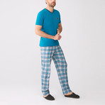 Pajamas // Set of 3 // Turquoise (L)