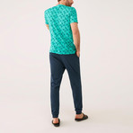 Pajama Set // Green (XL)