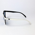 Adidas // Unisex AOR017 Sunglasses // White + Black + Blue