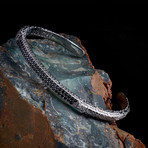 Silver Bracelet // Black (XL)