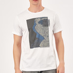 Geometric T-Shirt // White (M)