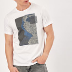 Geometric T-Shirt // White (M)
