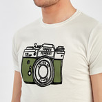 Camera T-Shirt // Ecru (L)