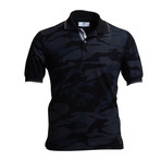 Andy Polo Shirt // Black + Gray Camouflage (2XL)