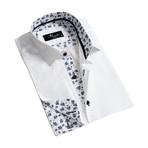 Reversible Cuff French Cuff Dress Shirt // White (2XL)