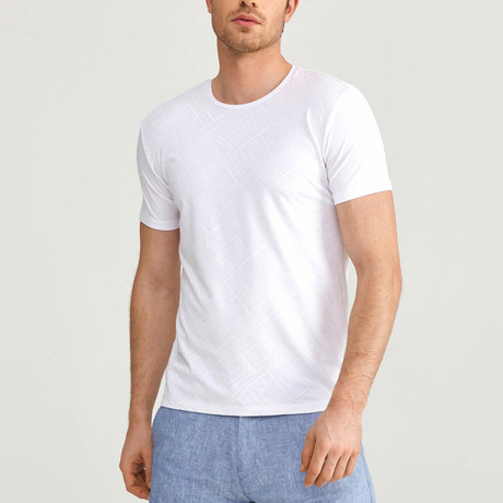 Texture T-Shirt // White (S)