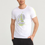 Sailboat T-Shirt // White (L)