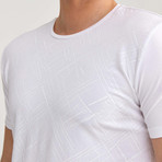 Texture T-Shirt // White (2XL)