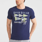 Open Ocean T-Shirt // Navy (XL)