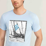 Worldwide Adventure T-Shirt // Morning Blue (XL)
