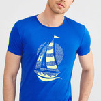 Sailboat T-Shirt // Sax (L)