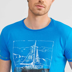 Sail T-Shirt // Cobalt (2XL)