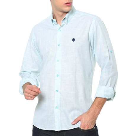 Cory Button-Up Shirt // Green (Small)