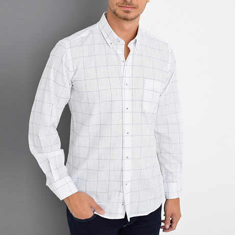 Danny Button-Up Shirt // White (Small)