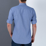 Roy Button-Up Shirt // Dark Blue (Small)