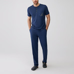 Pajamas // Set of 3 // Solid Navy (XL)