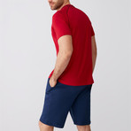 Pajamas // Set of 3 // Red + Navy (XL)