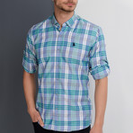 Kyle Button-Up Shirt // Blue (XX-Large)