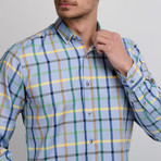 Gregory Button-Up Shirt // Blue (3X-Large)