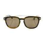 Men's FT0516S Sunglasses // Green Tortoise