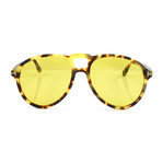 Men's FT0645S Sunglasses // Matte Light Tortoise + Yellow