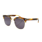 Men's Clubmaster Sunglasses // Havana Gold + Gray