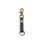 Super Loop Leather Keychain (Dark Brown)