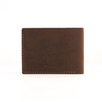 Benjamin Leather Wallet (Dark Brown)