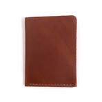 Commuter Leather Wallet (Dark Brown)