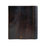 Soft Leather Binder // 1.5" Ring (Dark Brown)