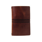 Bullet Leather Journal (Dark Brown)