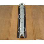 Soft Leather Binder // 1.5" Ring (Dark Brown)