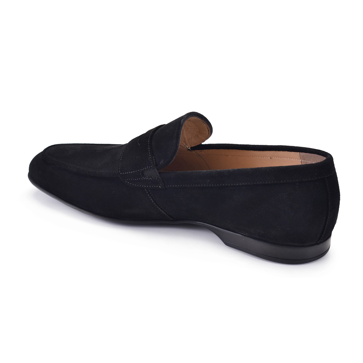 Soft Suede Casual Loafer // Black (US: 10.5) - Pelle Line - Touch of Modern