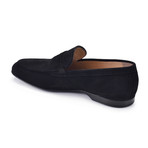 Soft Suede Casual Loafer // Black (US: 11)