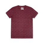 Paisley T-Shirt // Oxblood (S)