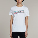 Printed Crew Neck T-Shirt // White (M)