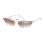 Women's Cat Eye 54US Catwalk Sunglasses // Pale Gold